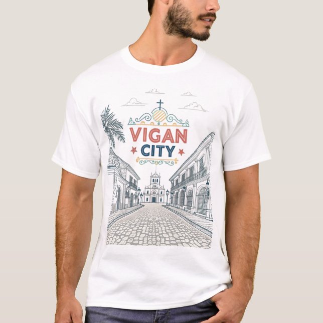 CAMISETA CIDADE DE VIGAN (Frente)