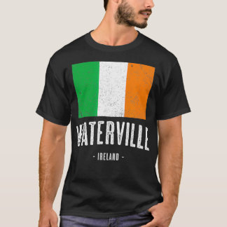 Camiseta Cidade de WATERVILLE Irlanda Homens Mulheres Crian