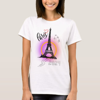 Camiseta Cidade do Amor de Paris