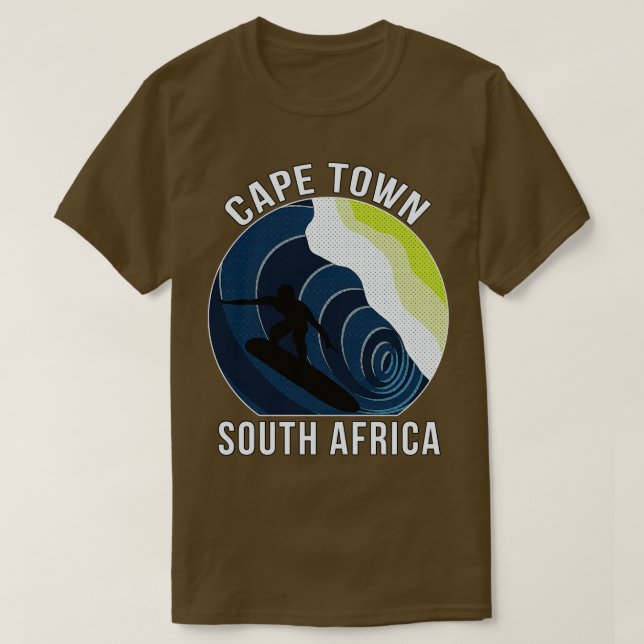 Camiseta Cidade do Cabo África do Sul (Frente do Design)