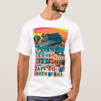 Camiseta Cidade do Cabo África do Sul Viagem Bo-Kaap Paisag