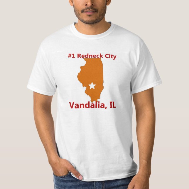 Camiseta Cidade do campónio de Vandalia #1 no Tshirt dos (Frente)