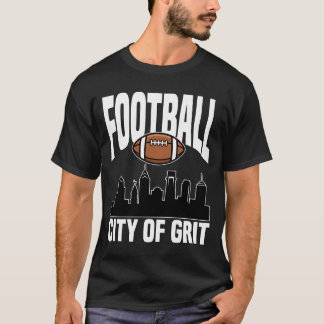 CAMISETA CIDADE DO FUTEBOL AMERICANO COM GARRA - FUTEBOL AM