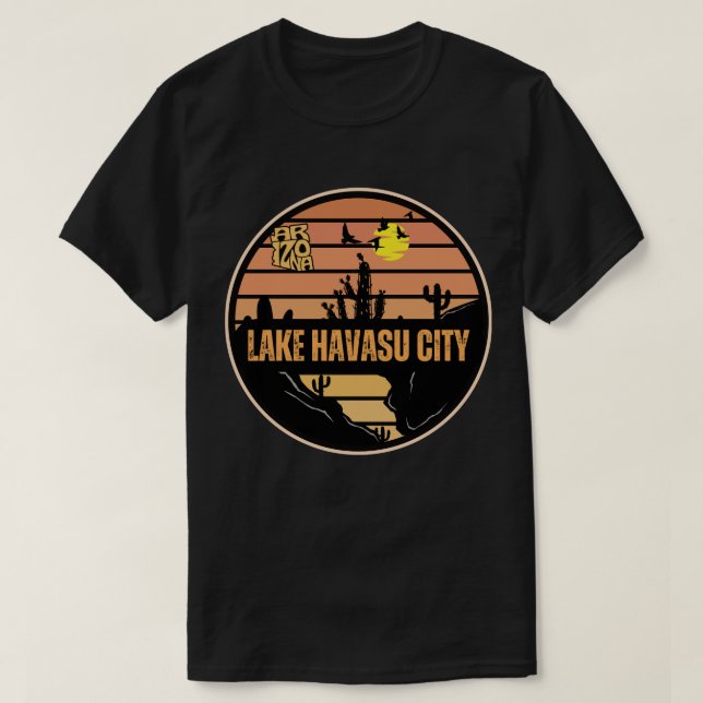 Camiseta Cidade do Lago Havasu, Arizona (Frente do Design)