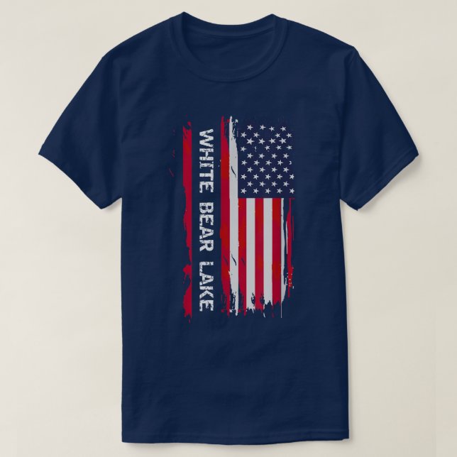 Camiseta Cidade do Lago White Bear (Frente do Design)