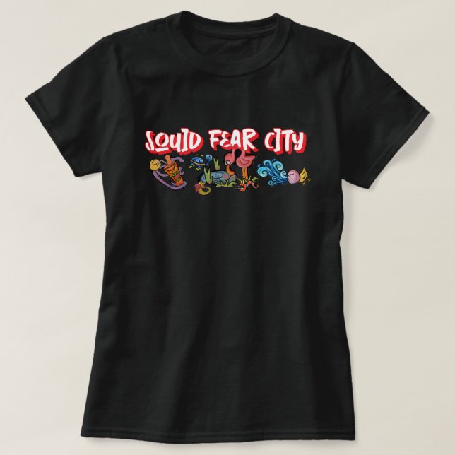 Camiseta Cidade do Medo Lula perto do Furo de Água (Frente do Design)