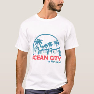 Camiseta Cidade do oceano de Verão - Maryland