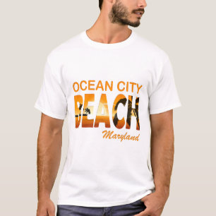 Camiseta Cidade do oceano de Verão - Maryland