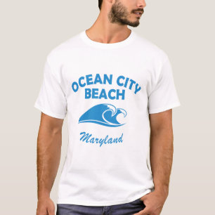 Camiseta Cidade do oceano de Verão - Maryland