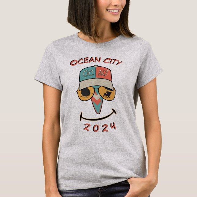 Camiseta Cidade do Oceano Personalizável 2024 (Frente)