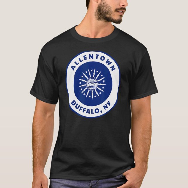 Camiseta Cidade do Orgulho de Vizinhança de Buffalo Nova Io (Frente)