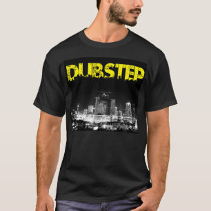 Camiseta Cidade do preto do t-shirt de Dubstep