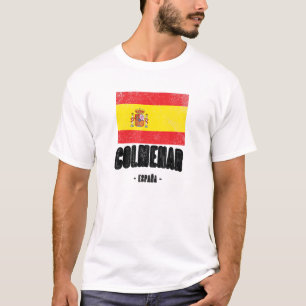 Camiseta Cidade do Sinalizador Es da Espanha Colmenar - Ban