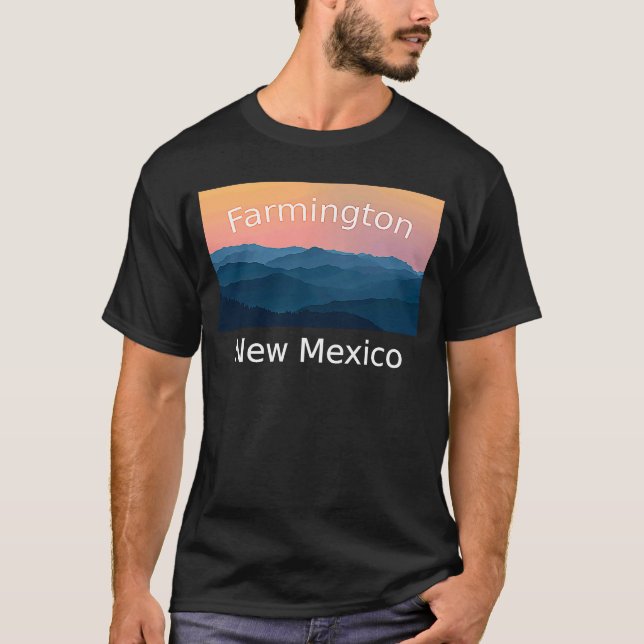 Camiseta Cidade do Sol da Montanha do Novo México (Frente)