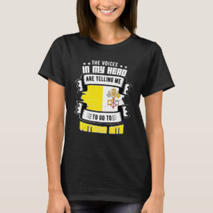 Camiseta Cidade Do vaticano Na Minha Cabeça