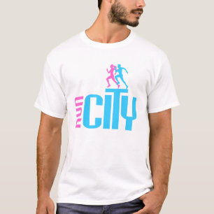 Camiseta cidade em execução