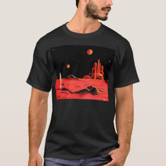 Camiseta Cidade Em Marte