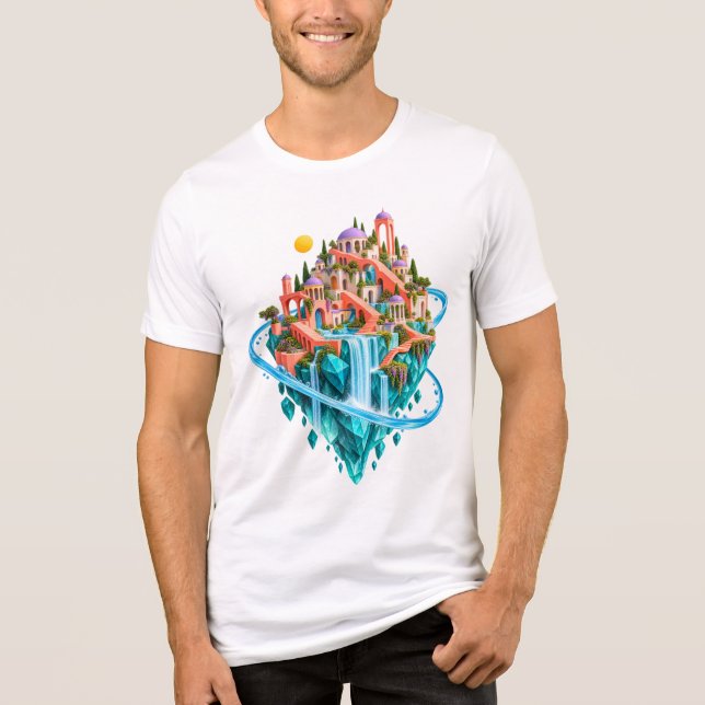 Camiseta Cidade Flutuante (Frente)