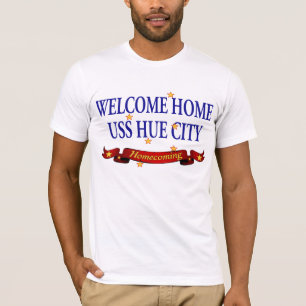 Camiseta Cidade Home bem-vinda da matiz de USS