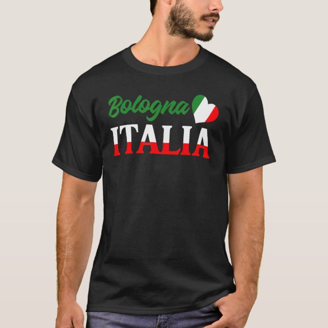 Camiseta Cidade italiana Itália Nascer Cultura Cute Bologna (Frente)