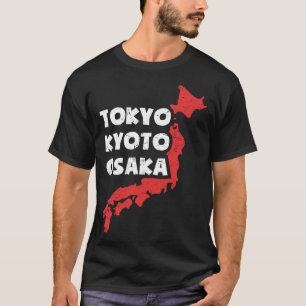 Camiseta Cidade Japonesa em Osaka