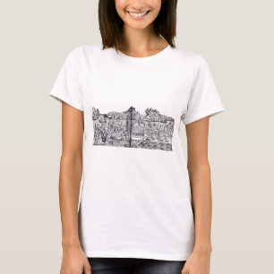 Camiseta Cidade medieval de Veneza, Itália