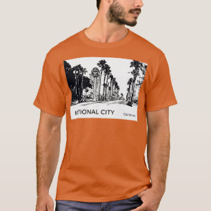 Camiseta Cidade Nacional, California TShirt