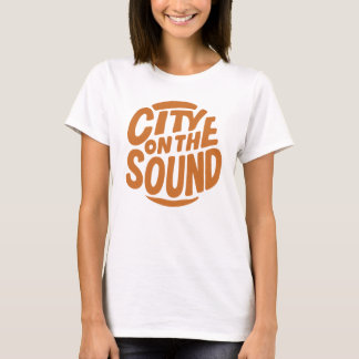 Camiseta Cidade no design de t-shirt do som, roupa new, Urb