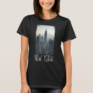 Camiseta Cidade Ny do Skyline de Nova Iorque