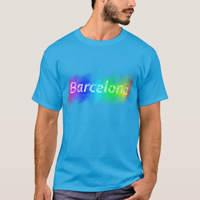 Camiseta Cidade orgulhosa de Barcelona (Frente)