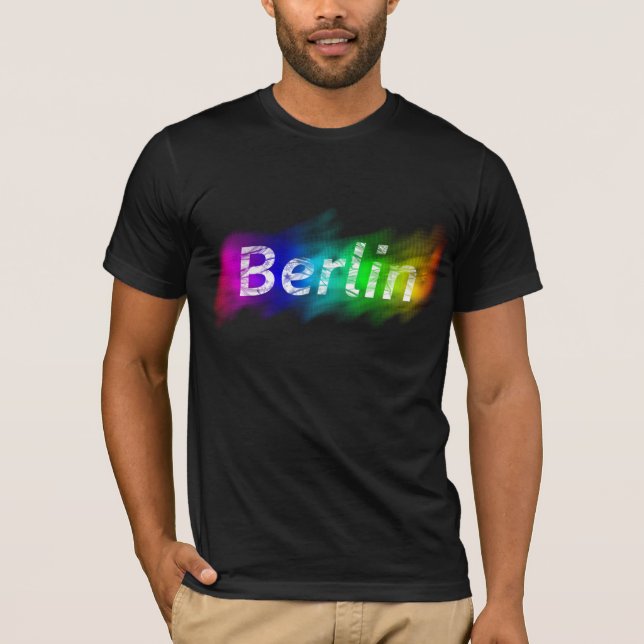 Camiseta Cidade orgulhosa de Berlim (Frente)