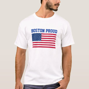 Camiseta Cidade patriótica ORGULHOSA da bandeira americana