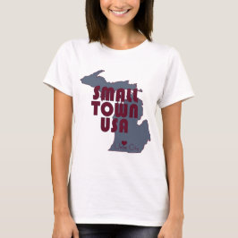 Camiseta Cidade pequena dos EUA | Union City Michigan State
