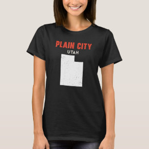 Camiseta Cidade plana Utah Estado América Viagem Utahan