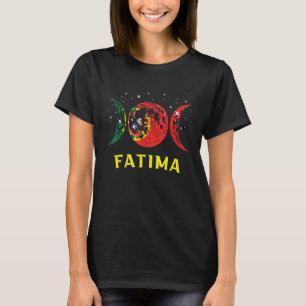 Camiseta Cidade Portuguesa de Fátima Bandeira Retro de Port