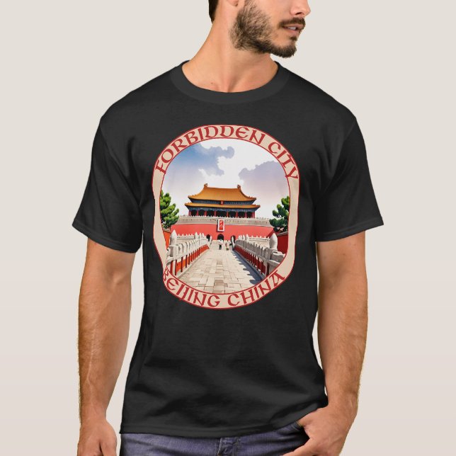 Camiseta Cidade Proibida de Pequim China (Frente)