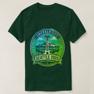 Camiseta Cidade-sede da Copa do Mundo de 2026 em Seattle Fu