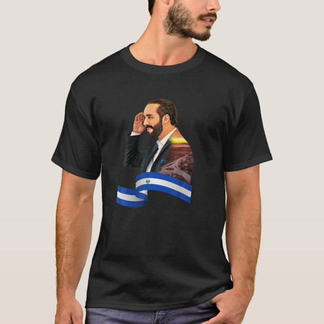 Camiseta Cidade Surf de Nayib Bukele (Frente)