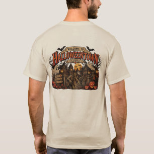 Camiseta Cidade Vintage do Halloween Est 31 Outubro
