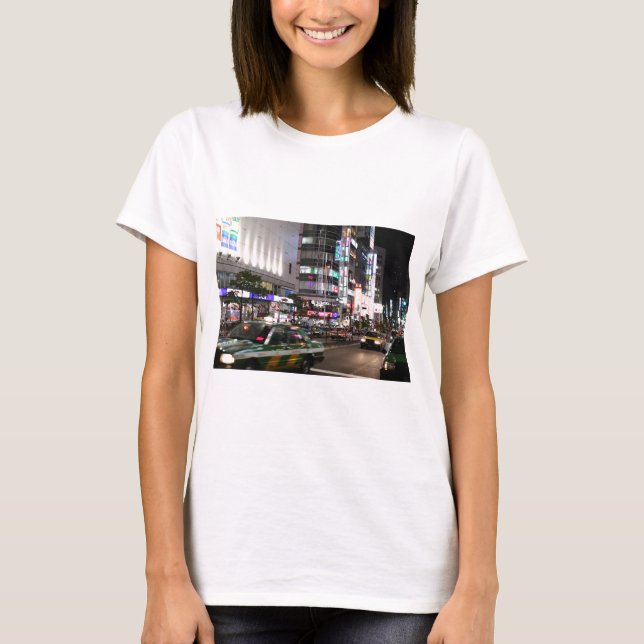 Camiseta Cidade Vista da Rua Tóquio (Frente)