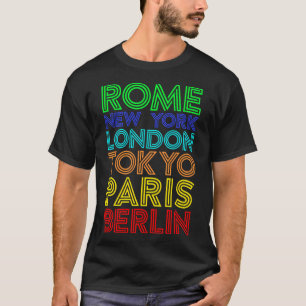 Camiseta Cidades Capitais