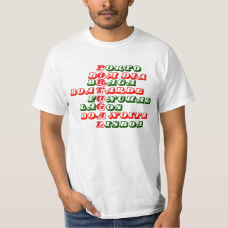 Camiseta Cidades portuguesas Porto Braga Lisboa
