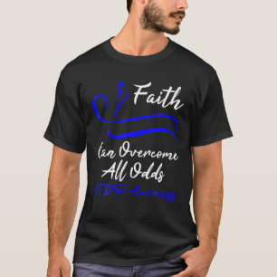 Camiseta CIDP Awarting Support Blue Ribbon CIDP Christian