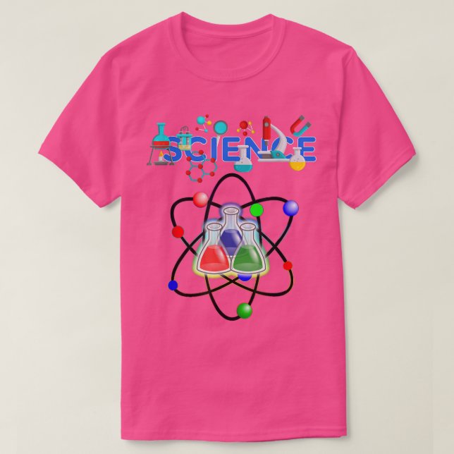 Camiseta cience Tshirt, Science Lover Shirt, I Love Science (Frente do Design)