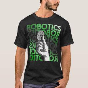 Camiseta Ciência Aplicada do Engenheiro de Robótica Gráf