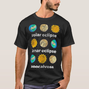 Camiseta Ciência astronomia eclipse solar eclipse lunar Ast