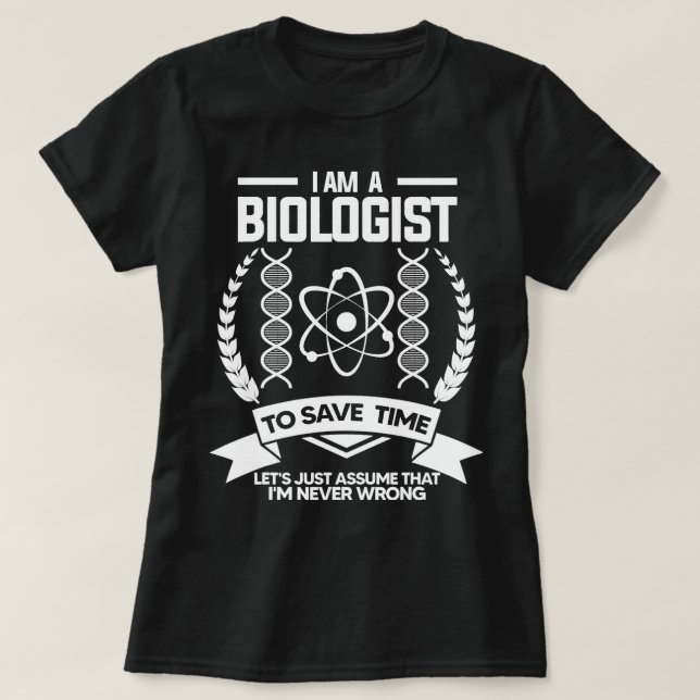 Camiseta Ciência Biológica (Frente do Design)
