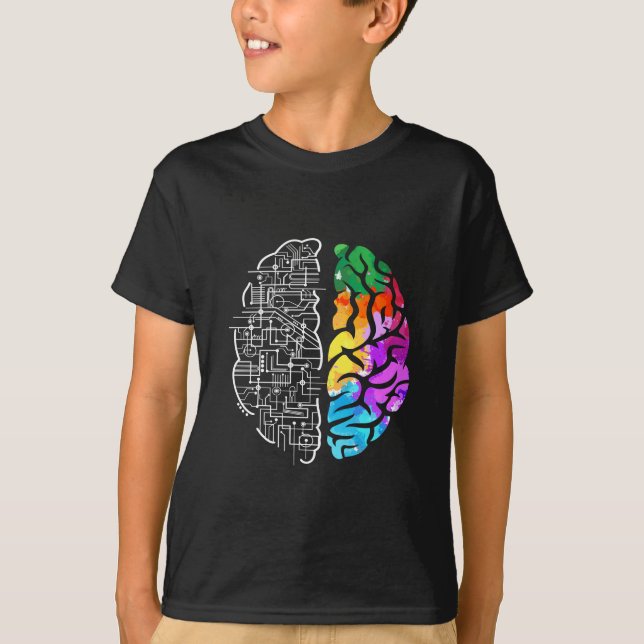 Camiseta Ciência Colorida em Engenharia Cerebral (Frente)