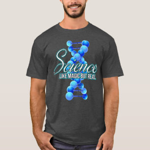 Camiseta Ciência Como Magia, Mas Cientistas Engraçados De V