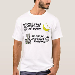 Camiseta Ciência contra a religião
